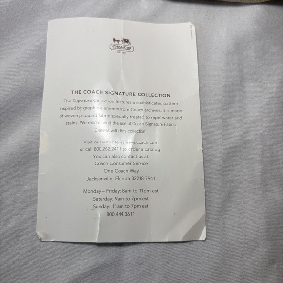 Vtg Coach 24CM Soho Signature Duffle/Shoulder Bag F15067 Tan/Pink/Gold/Metallic - Picture 2 of 12